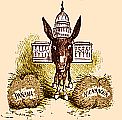 [American political cartoon, 1900 by W. A. Rogers]