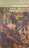 'Down and Out in Paris and London' (front cover page)
